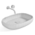 Metamorfosi Square Washbasin: Stylish & Functional 3D model small image 3