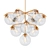 Elegant 10-Light Spotlight Chandelier 3D model small image 1