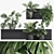 Exotic Vertical Garden Shelf 3D model small image 1