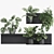 Exotic Vertical Garden Shelf 3D model small image 6