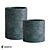 Midnight Cylinder Collection: Sleek & Stylish Planters 3D model small image 1