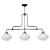 Elegant Canton Chandelier 3D model small image 1