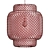 Beach-Inspired Rattan Pendant Light 3D model small image 3