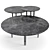 Gubi Coffee Tables Set: Adnet & IOI Tables 3D model small image 5