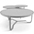 Gubi Coffee Tables Set: Adnet & IOI Tables 3D model small image 7