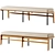 Kinney Teak Outdoor Dining Bench: Stylish and Durable 3D model small image 1