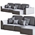 Modern Comfort: Corner Sofa Sietl Xoff 3D model small image 5