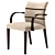 Sleek Oltre Dining Chair 3D model small image 2