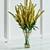 Golden Blossom Flower Set 3D model small image 3