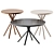 Modern Steel Crona Table 3D model small image 1