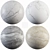 Luxury Marble Collection: TajMahal, Statuario, River Gray & Branch Gray 3D model small image 1