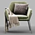 Elegant Shelford Armchair 3D model small image 5