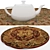 Round-Rug Set: Versatile and Realistic 3D Models 3D model small image 4