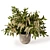 Modern Indoor Plant Pot - 700mm Height 3D model small image 4