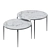 Elegant Fredo Coffee Table Set 3D model small image 1