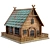 Cartoon Home Model for 3D Max 3D model small image 1