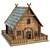 Cartoon Home Model for 3D Max 3D model small image 3