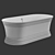 Luxury Marble Bath: Astra Form 3D model small image 4