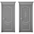 Modern Interior Door 3D Model 3D model small image 4