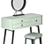 Modern Vanity Table 3D model small image 4