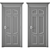 Modern Interior Door 3D Model 3D model small image 4