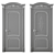 Modern Interior Door 506 3D model small image 4