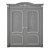 Contemporary Interior Door 3D model small image 4