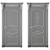 Modern Interior Door 516 3D model small image 4