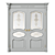 Elegant Oak Interior Door 3D model small image 1