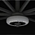 Black Theme Parasol with Dual Lights 3D model small image 2