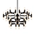 Draven Two-Tier Chandelier 3D model small image 1