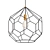 Modern Geometric Pendant Light 3D model small image 1