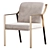 Valentine Armchair: Elegant and Versatile Seating. 3D model small image 3