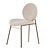 Modern Minimalist Jane Dining Chair 3D model small image 1