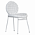 Modern Minimalist Jane Dining Chair 3D model small image 3