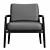 Elegant Comfort: Teresa Armchair 3D model small image 2