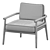 Elegant Comfort: Teresa Armchair 3D model small image 7