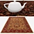 Versatile Rug Set: 6 Beautiful Options! 3D model small image 3