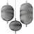 Elegant Jefferson Pendant Lamp 3D model small image 3