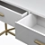 Gold Frame Hudkoff Console 3D model small image 4