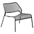 Modern Mesh Lounge Chair: Hot Style! 3D model small image 1