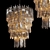 Icicle Crystal Chandelier 3D model small image 2