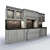 Luxury Neoclassical Kitchen: Customizable Design & Premium Appliances 3D model small image 1