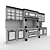 Luxury Neoclassical Kitchen: Customizable Design & Premium Appliances 3D model small image 7