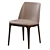 Elegant Grace Chair: Sleek Design & Solid Wood 3D model small image 1