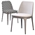 Elegant Grace Chair: Sleek Design & Solid Wood 3D model small image 4