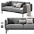 ÄPPLARYD EPPLARYD 2-Seater Sofa: Modern Style Comfort 3D model small image 3
