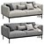 ÄPPLARYD EPPLARYD 2-Seater Sofa: Modern Style Comfort 3D model small image 4