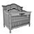 Evolur Dreamland 4-in-1 Crib 3D model small image 4