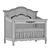 Evolur Dreamland 4-in-1 Crib 3D model small image 8